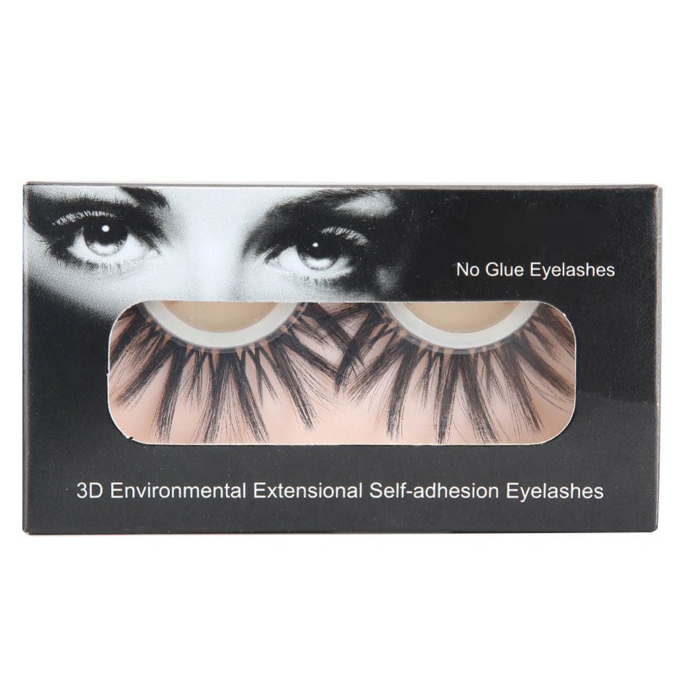 Reusable 3D False Eyelashes Self-Adhesive Mink Lashes Extensions Natural Curly Eye Makeup3D-11