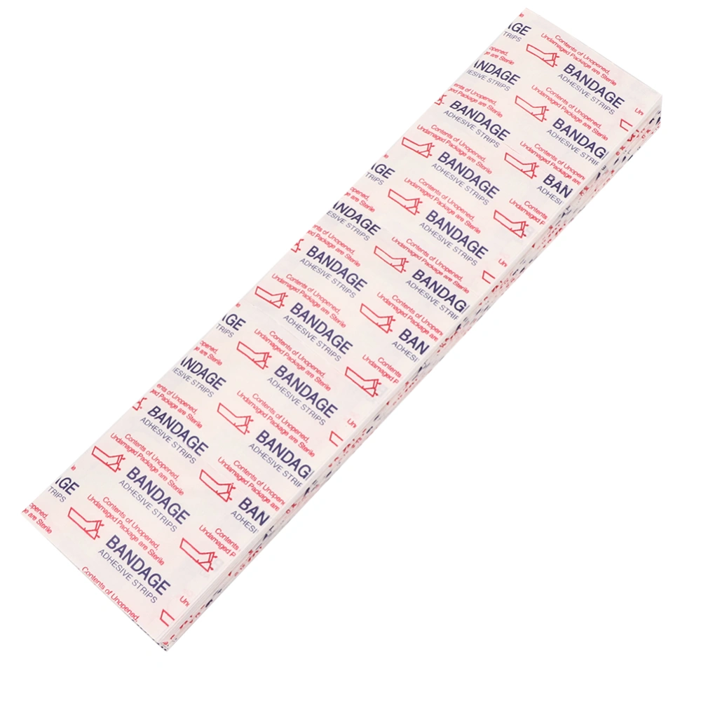 100pcs/Pack Adhesive Bandage Waterproof Wound Dressing Band First Aid Medical Plaster 38 x 38mm