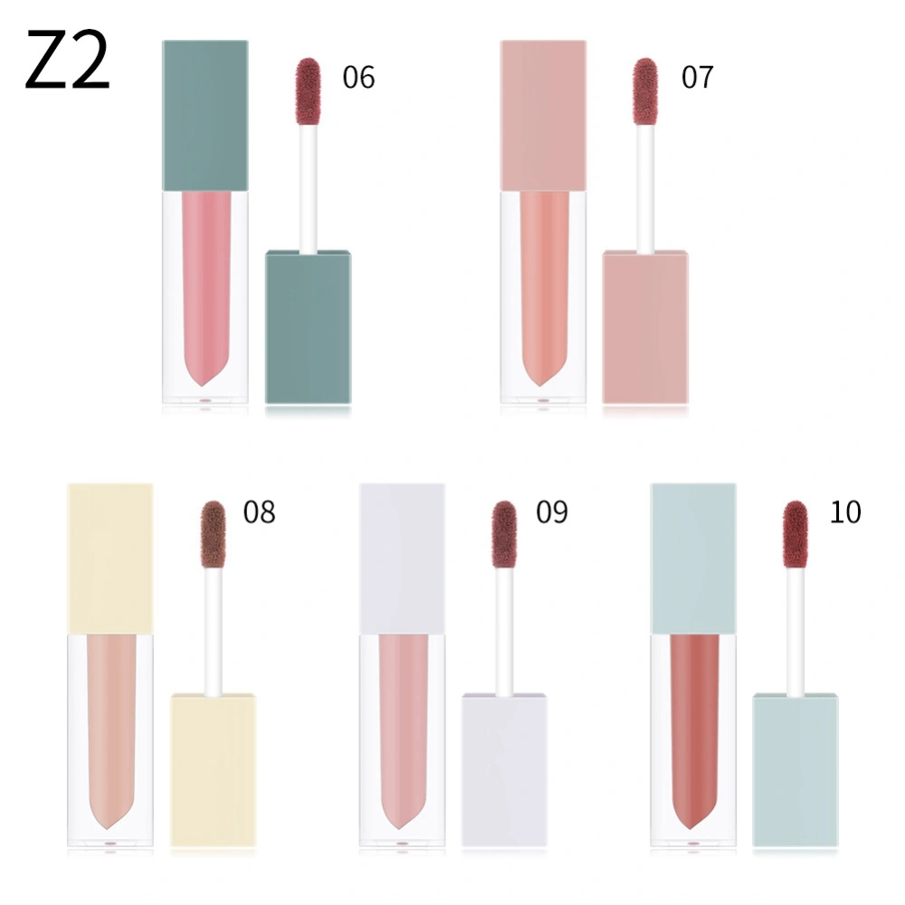 Miss Rose Matte Lip Gloss Long Lasting Waterproof Liquid Lipstick Cosmetic Makeup Tool5Pcs Z2