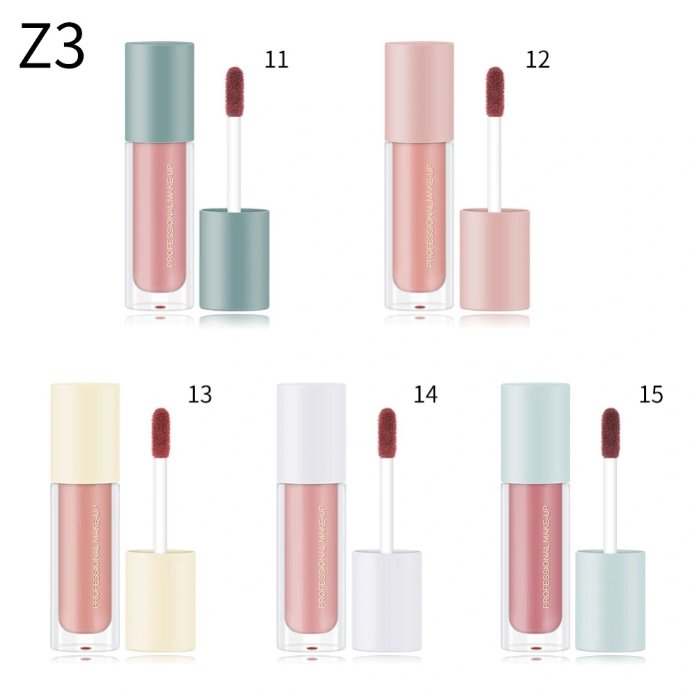 Matte Lip Gloss Long Lasting Waterproof Fashion Smooth Liquid Lipstick Cosmetic Makeup5Pcs Z3