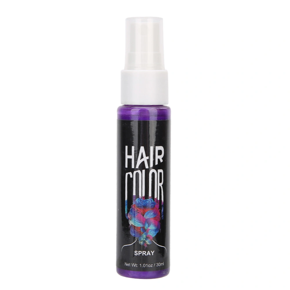 Hair Color Spray Temporary Fast Hair Styling Modeling Hairdressing for Club Party 30mlPurple