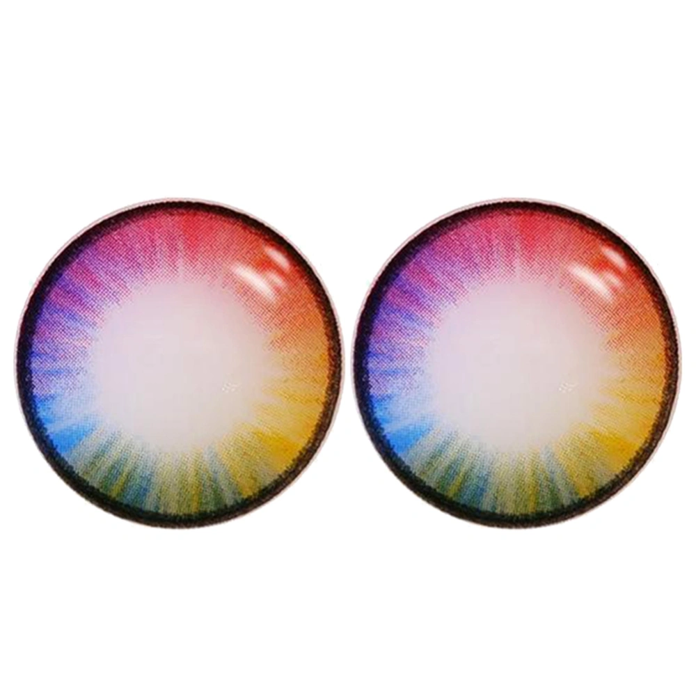 2pcs 14.2mm Colored Contact Lenses Cosmetic Eye Lens Yearly Color Lens 0 Degree