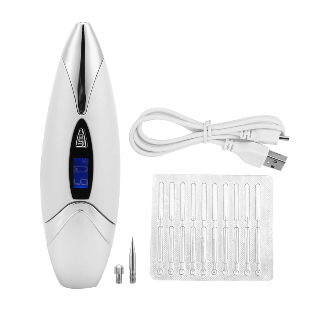 Rechargeable Freckle Cleaner LED Screen Skin Spots Mole Removal Pen Beauty Skin Care Machine