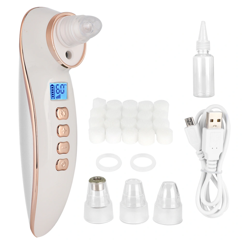 MARSKE Blackhead Removal Machine Electric Face Pore Acne Cleaning MachineWhite