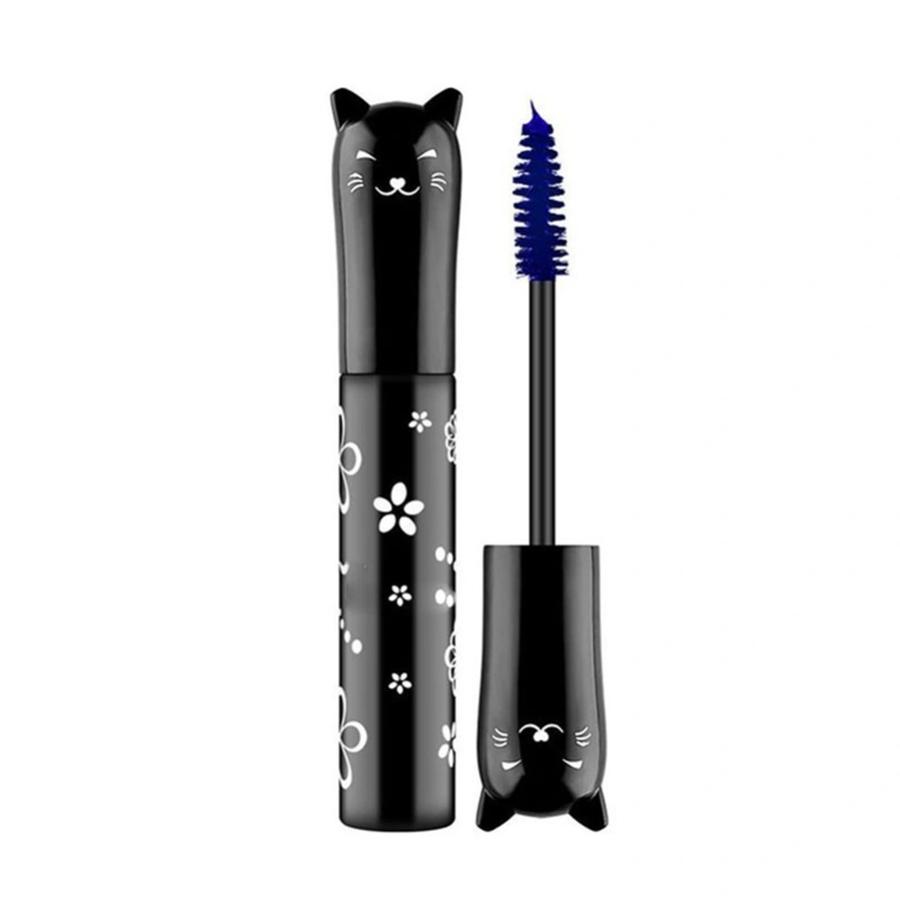 Waterproof Colorful Long Lasting Thicker Natural Eyelash Mascara Eyelash CosmeticsBlue