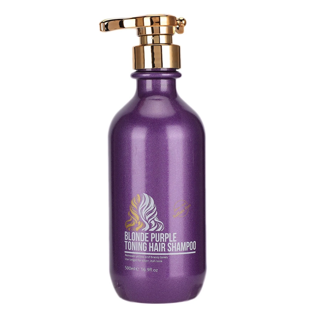 PURC Blond Hair Bleached Shampoo Blonde Toning Purple Shampoo Hair Care Styling Tool500ml