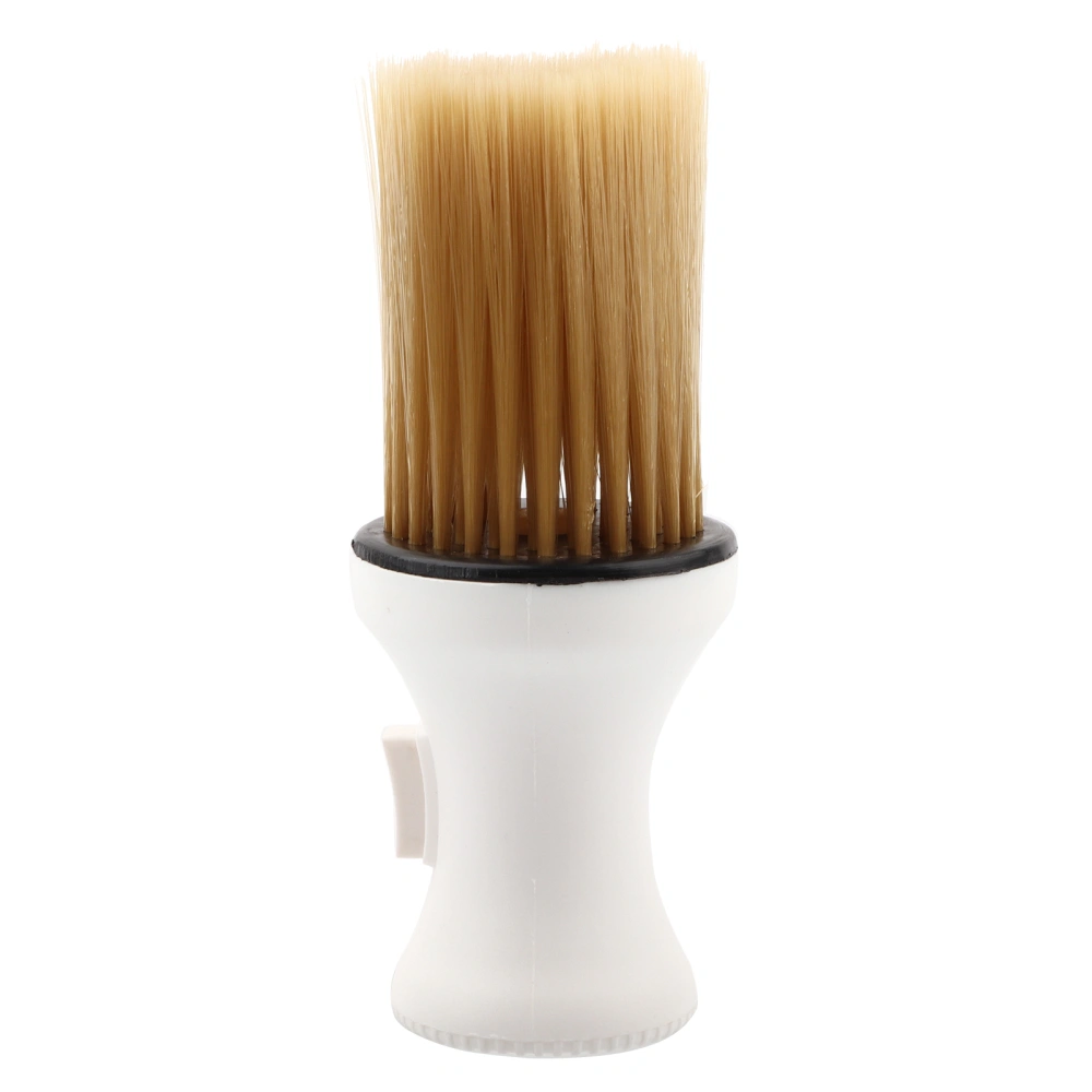 Soft Hair Neck Duster Hairdressing Powder Storage Styling Dust Cleaning BrushWhite