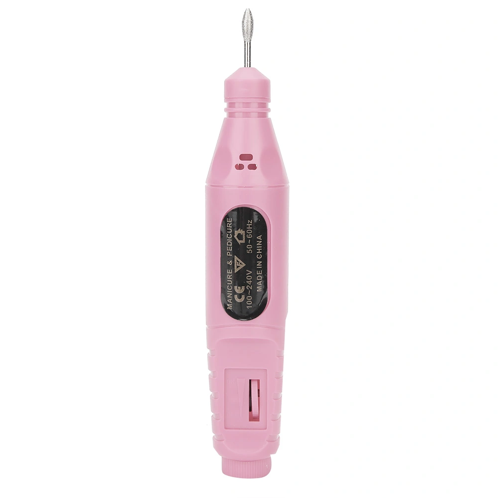 USB Portable Electric Nail Drill Machine Nail Drill Manicure Nail Polisher Tool KitPink USB