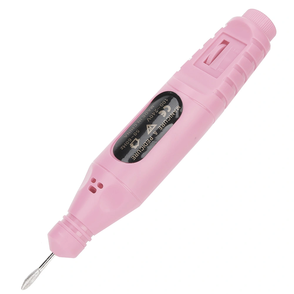 USB Portable Electric Nail Drill Machine Nail Drill Manicure Nail Polisher Tool KitPink USB