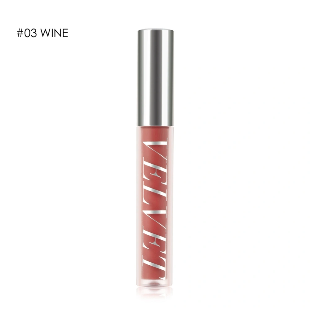 Women Lady Moisturizing Long Lasting Matte Lipstick Lip Gloss Makeup Cosmetics#3