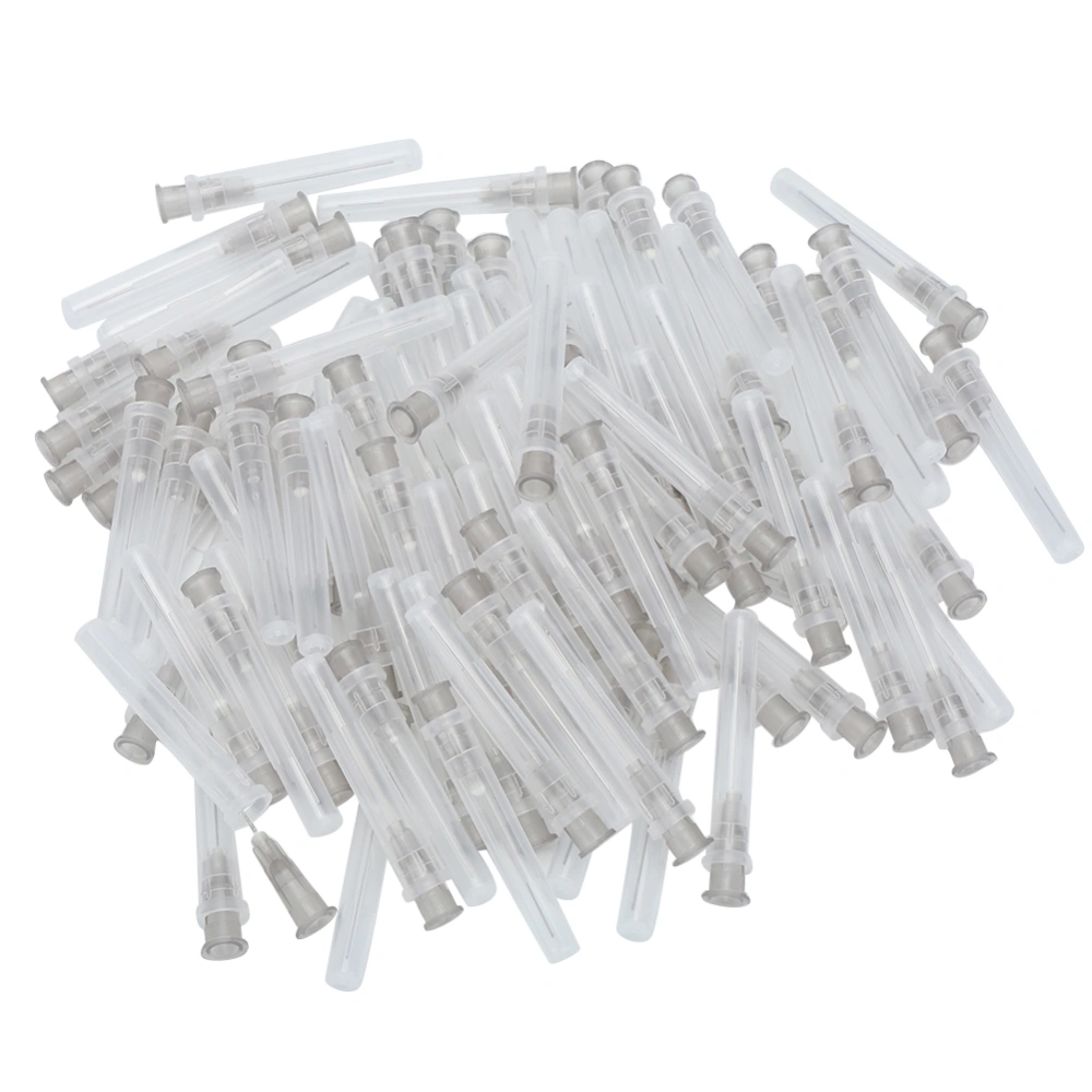 100pcs Disposable Dental Endo Irrigation Needle Tip End Closed Side Hole Syringes(27G Side Opening)