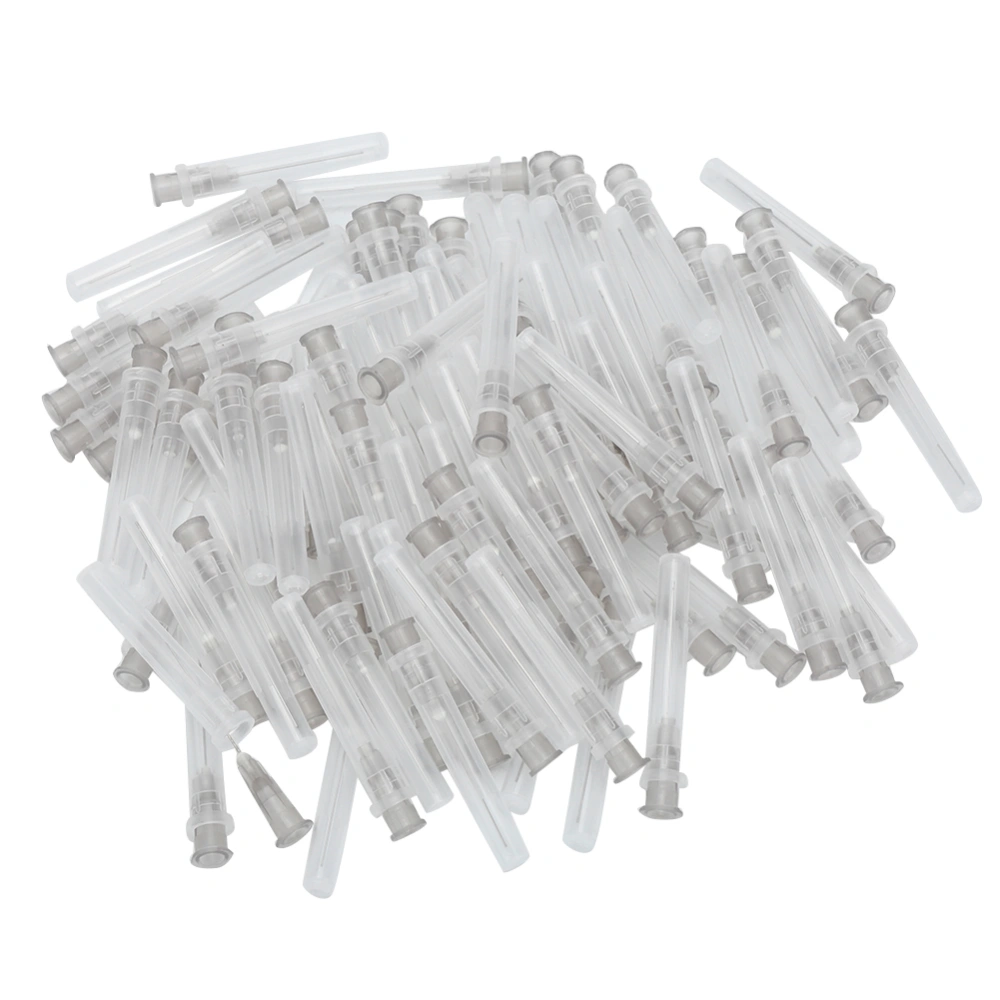 100pcs Disposable Dental Endo Irrigation Needle Tip End Closed Side Hole Syringes(27G Side Incision)