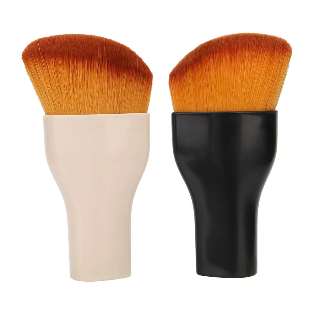 2Pcs/Set Cosmetic Brush Soft Dense Hair Loose Powder Blush Brush Makeup Tool