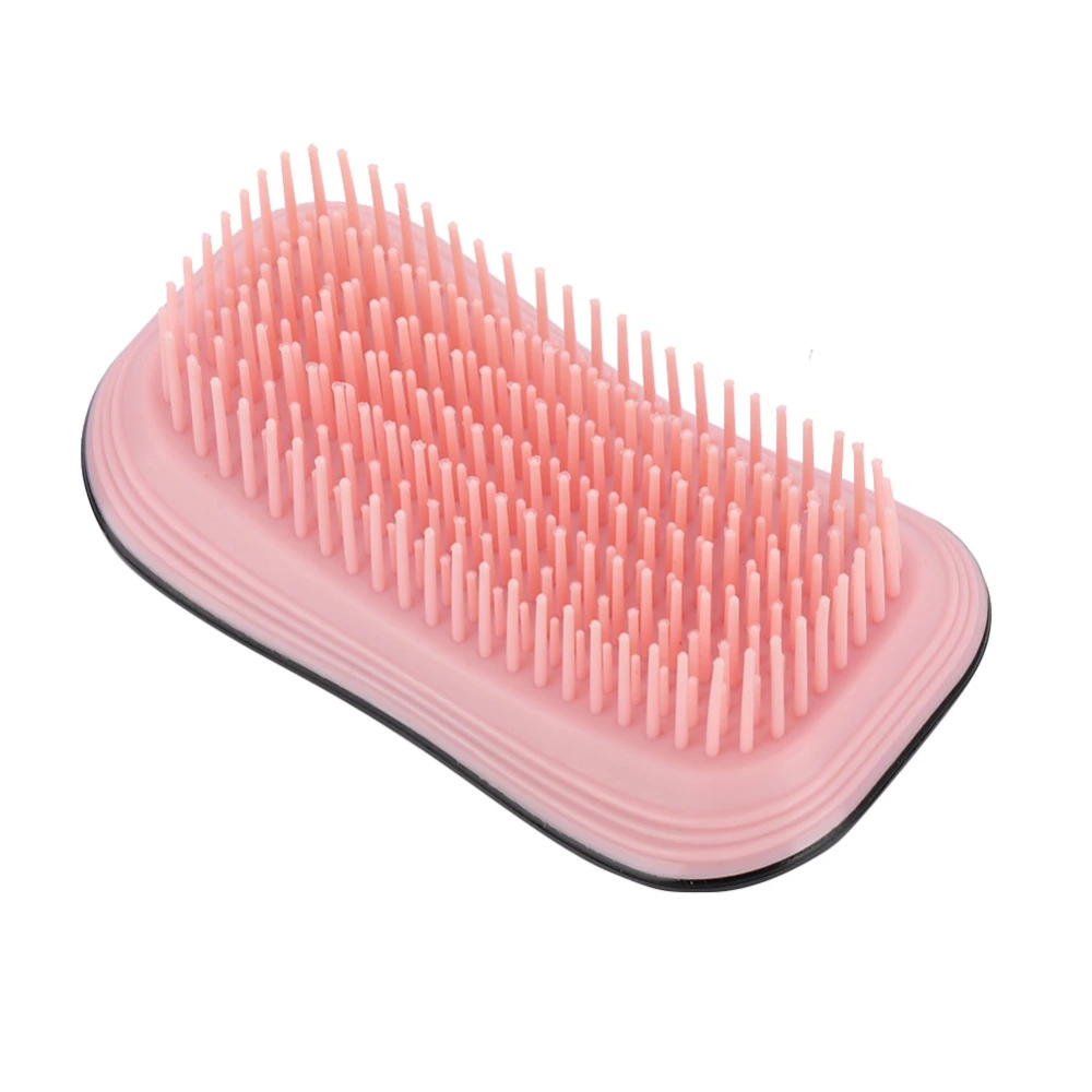 Portable Electroplate Comb Massage Straight Hair Brush Hairdressing Styling ToolsBlack