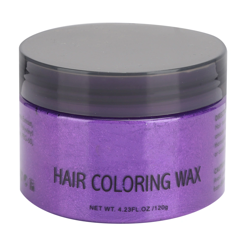 Professional Barber Shop Hair Coloring Clay Hair Dyeing Modeling Styling Wax 120g#2