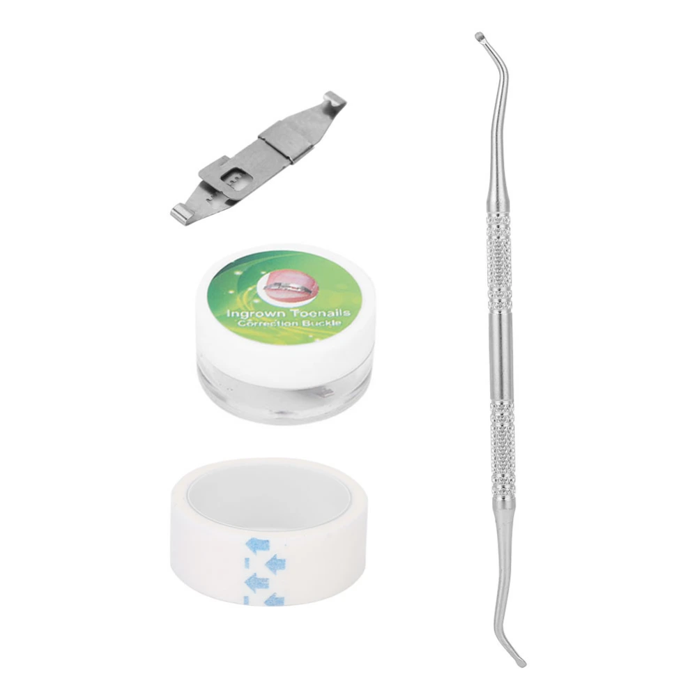 3pcs Ingrown Toenail Corrector Paronychia Treatment Nail Correction Buckle Adhesive Tape Set