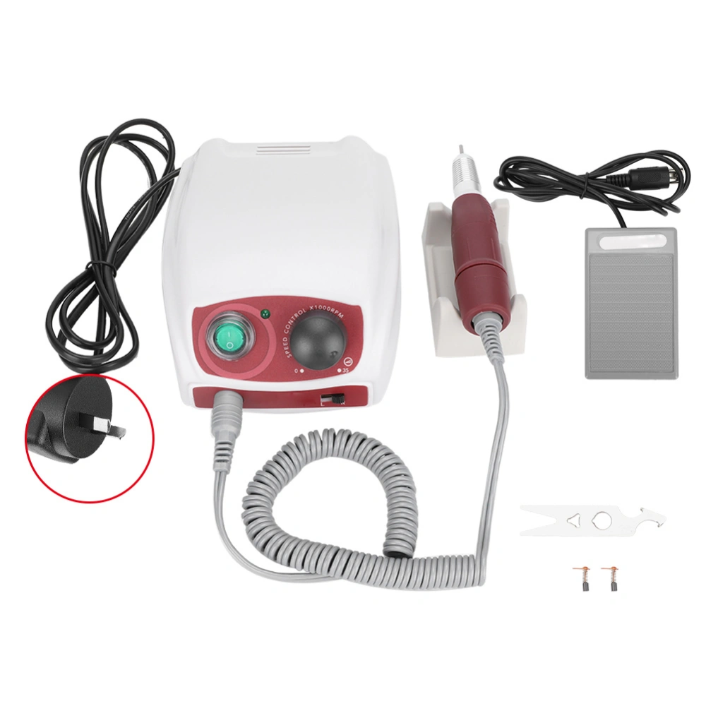 Professional Nail Drill Machine Electric Nail Grinding Buffing Polisher Manicure ToolAU Plug 220V