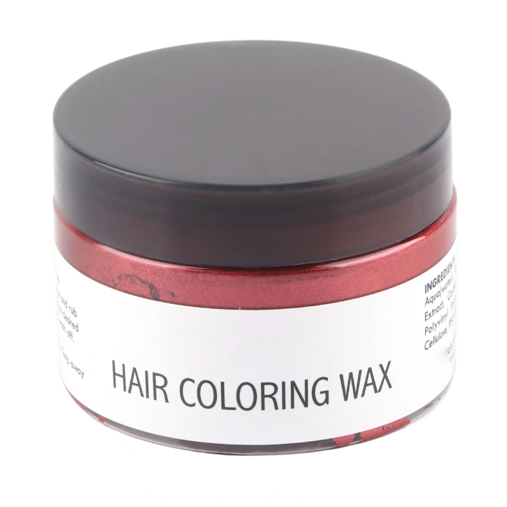 Professional Barber Shop Hair Dyeing Clay Hair Coloring Modeling Styling Wax 120g#4