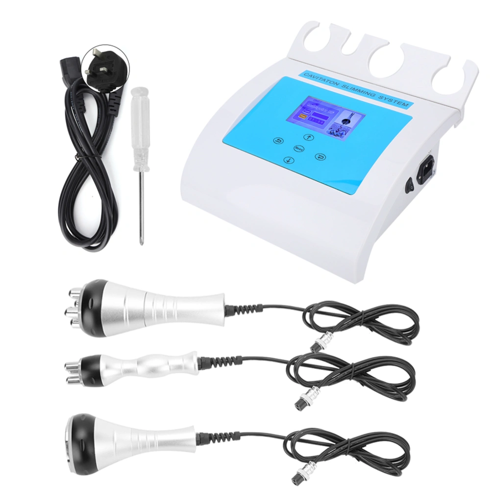 3 in 1 Ultrasonic Cavitation Body Slimming Machine RF Skin Lifting Beauty InstrumentUK Plug 110-240V