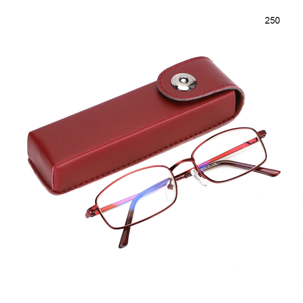 Clear Reading Glasses Anti Blue Light Glasses Presbyopia Glasses Computer Eyewear(+250 )