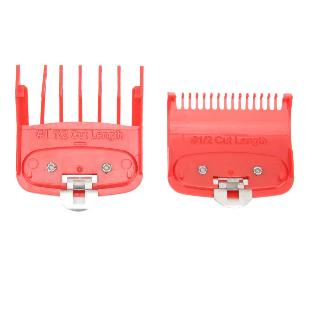 2pcs Limit Comb Haircut Positioning Comb Length Control Replacement Tool for WAHL Hair Clipper RedRed 2pcs