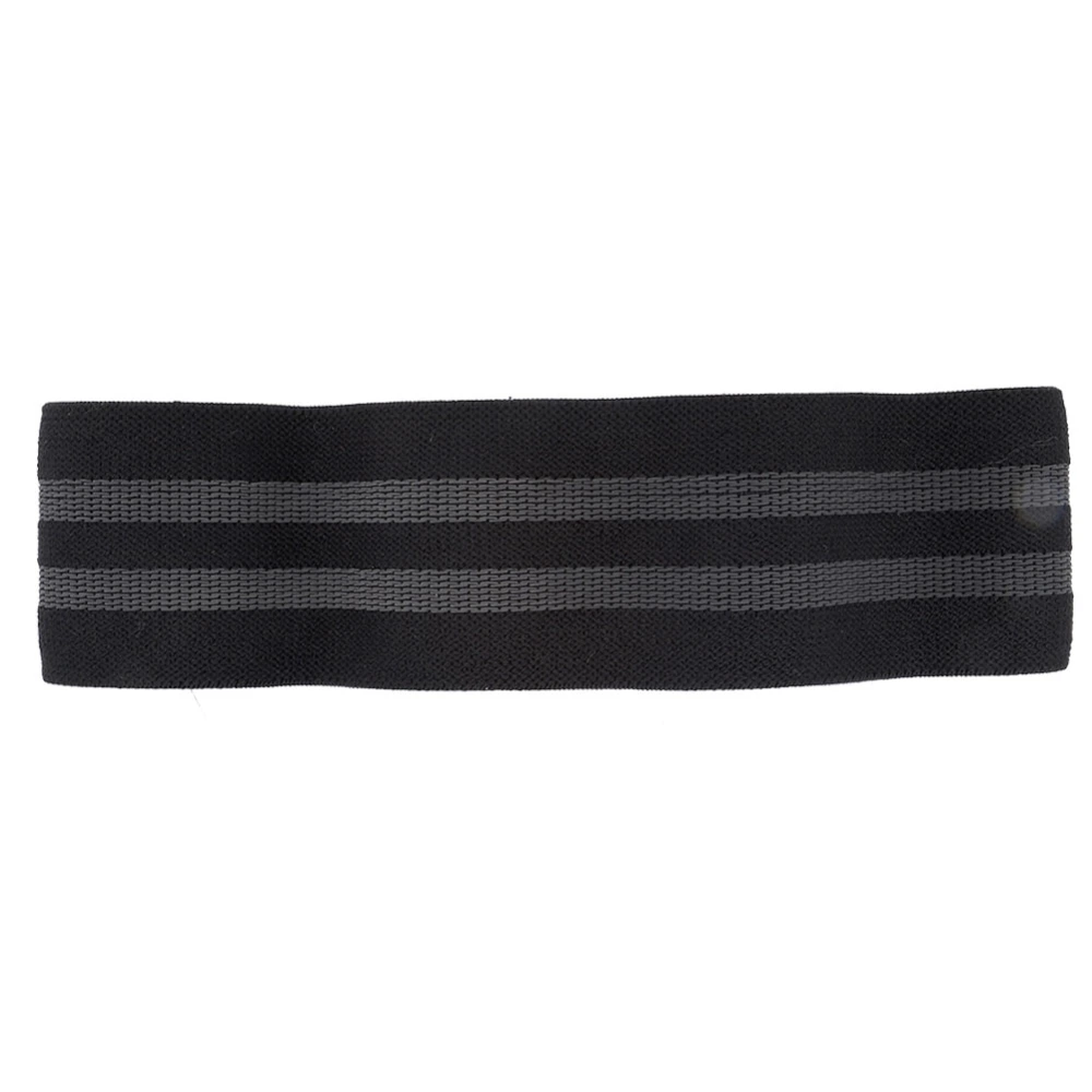 Fitness Elastic Yoga Belt Strength Training Stretch Elastic Ring Resistance Belt (Black)XL