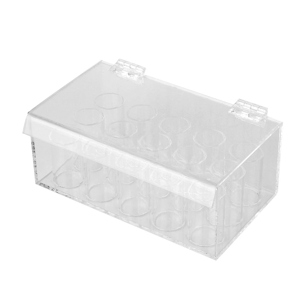 Acrylic Dental Orthodontics Ligation Ties Ring Organizer Holder Case Storage Box