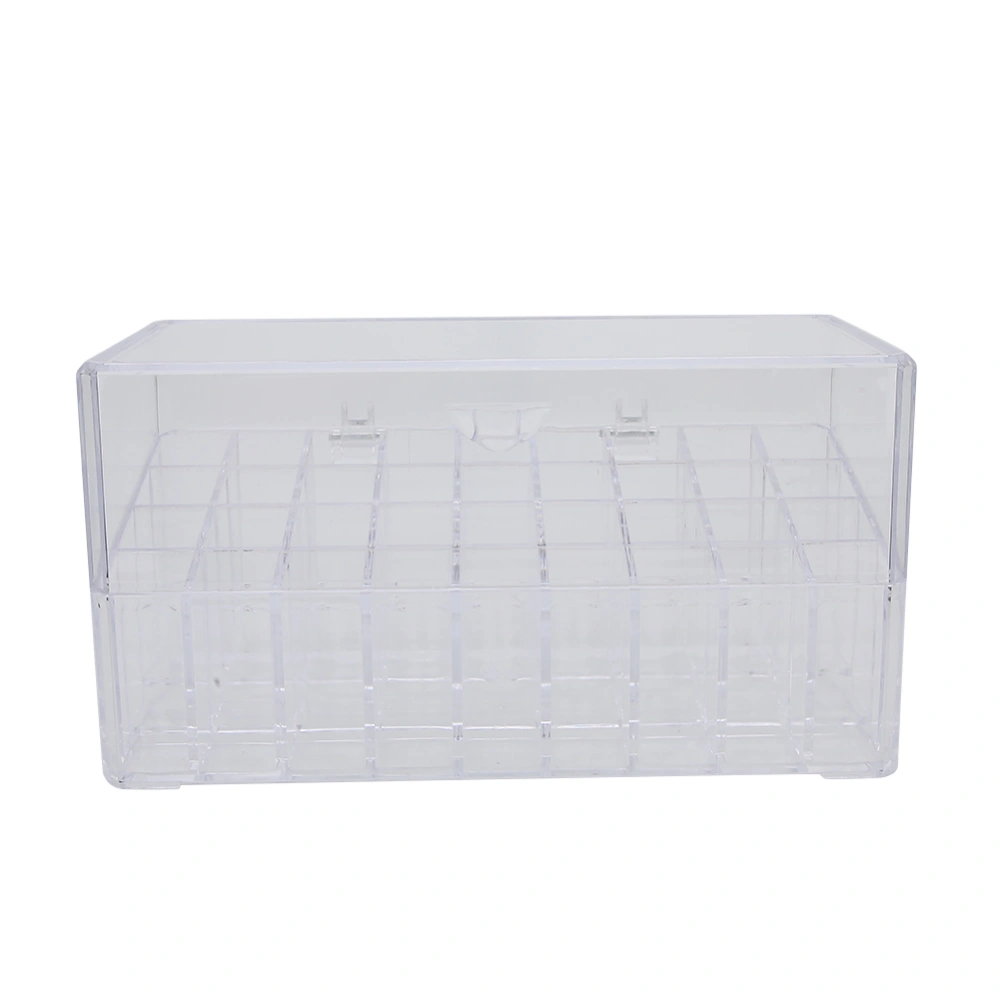 36 Grid Dust Proof Transparent Lipstick Storage Case Organizer Storage Rack