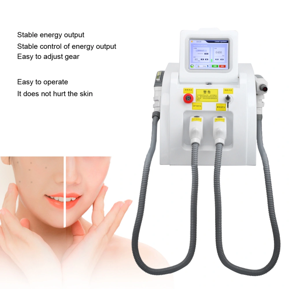 Multi Functional Laser Tattoo Pigment Removal Beauty Machine Skin Whitening Spot Remover(AU Plug 220V )