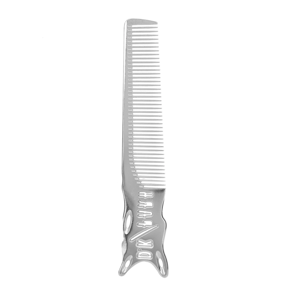 Professional Anti-Static Haircut Comb Barbers Hair Salon Hairdressing Aluminum Comb(Comb )