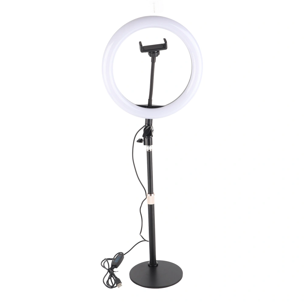 LED Live Streaming Ring Light Studio Photography Beauty Salon Tattoo Fill Light (Black)Black