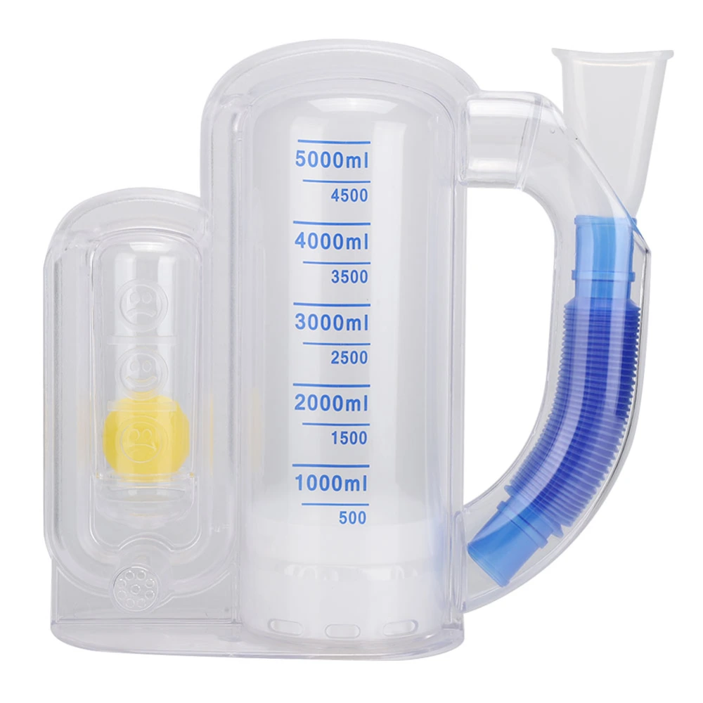 5000ml Deep Breathing Volumetric Lung Exerciser Breath Measurement SystemSingle Suction Type