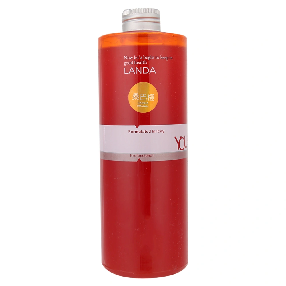 500ml Orange Hair Color Cream Long Lasing Semi Permanent Hair Dye Cream Hairdressing Tool(Orange )