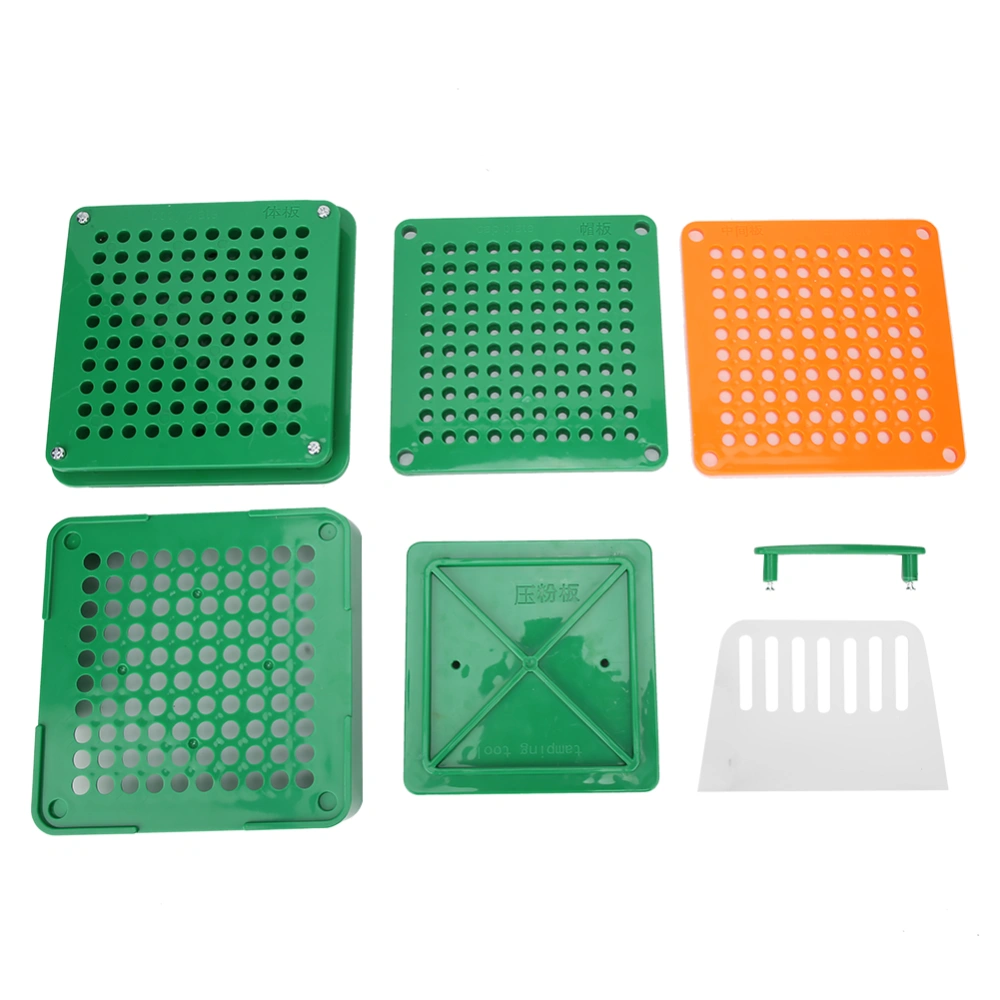 100 Holes Capsules Filler Empty Capsule Plates Manual Capsule Filling Tool 0#Dark Green 0#