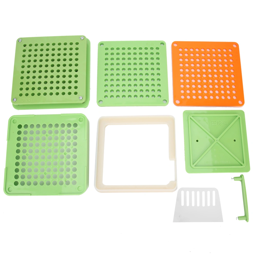 100 Holes Capsules Filler Empty Capsule Plates Manual Capsule Filling Tool 0#Grass Green 0#