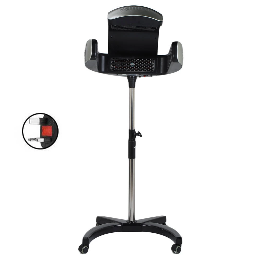 Floor Stand Salon Hair Steamer Heater Dyeing Perming Oil Treatment Machine Hairdressing ToolUK Plug 220V