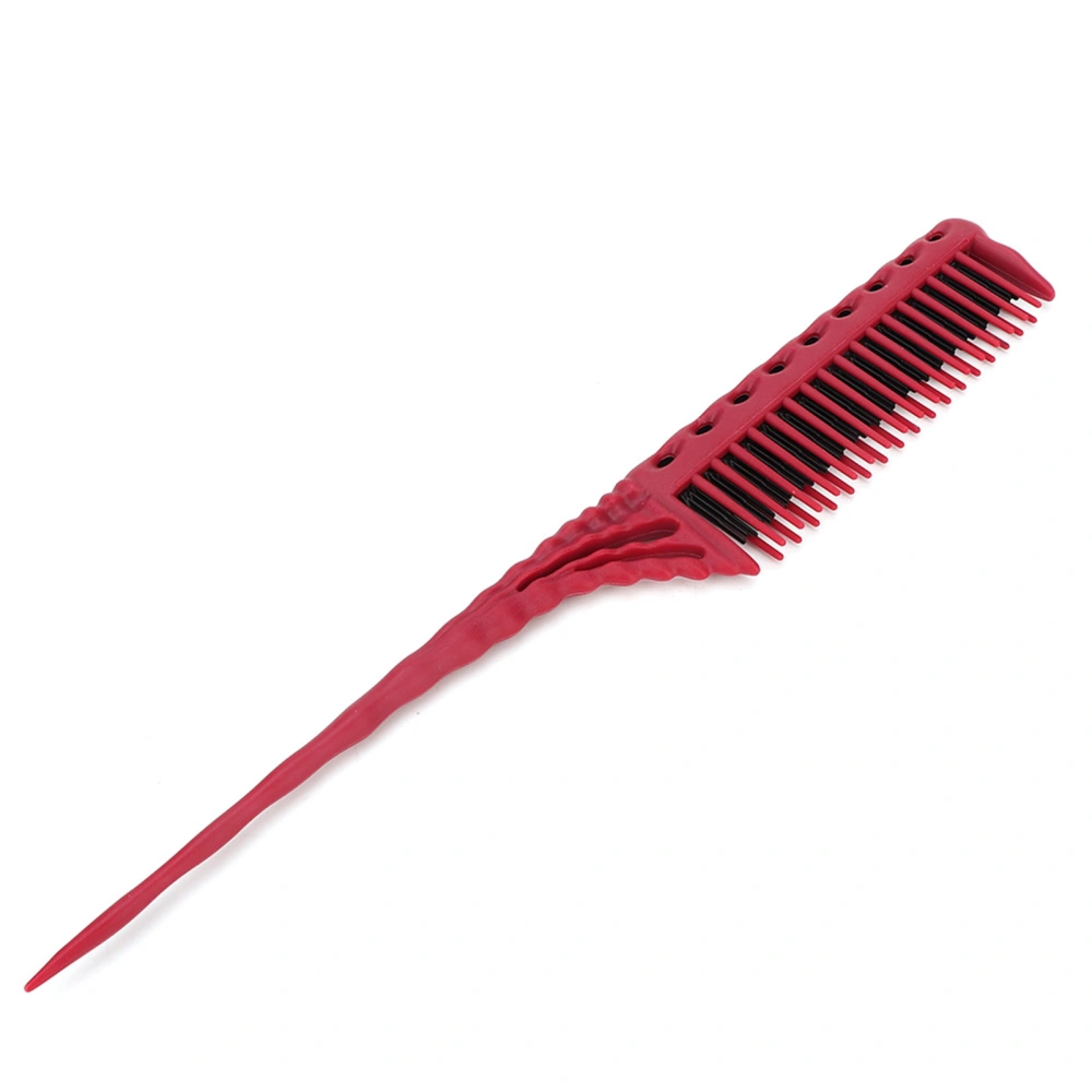 Hair Care Hair Styling Modeling Comb Lightweight Hair Salon Supplies Comb (Red)