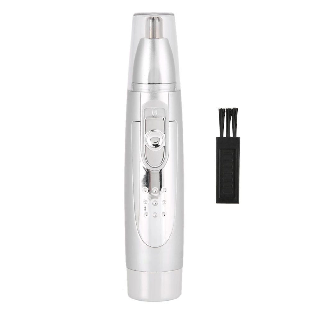 Professional Electric Nose Hair Trimmer Portable Nasal Hair Shaver Cutting Machine (Bright Silver)Bright Silver