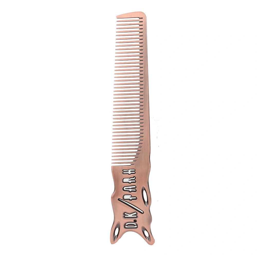 Aluminum Scalp Massage Comb Detangle Anti-Static Styling Hair Comb Hairdressing Tool(Comb )