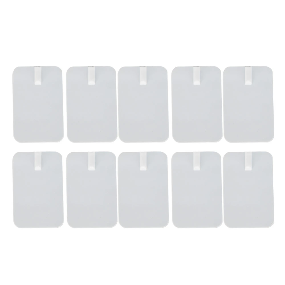 10pcs Silicone Body Massager Replacement Electrode Pad Digital Therapy Machine Electrode Patch 6 x 9cm