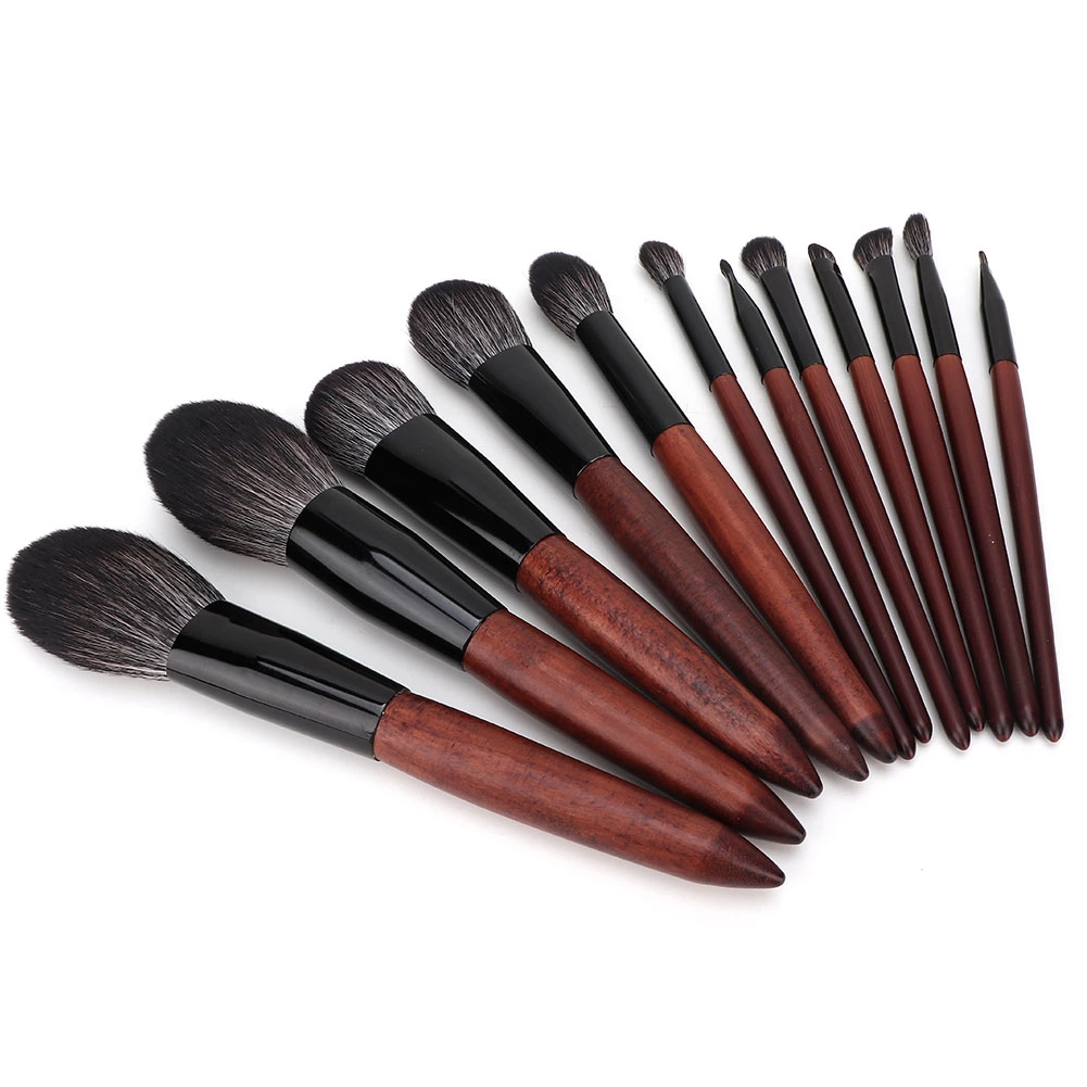 12pcs Makeup Brushes Set Powder Blusher Eyeshadow Eyeliner Lip Brush Beauty Tool