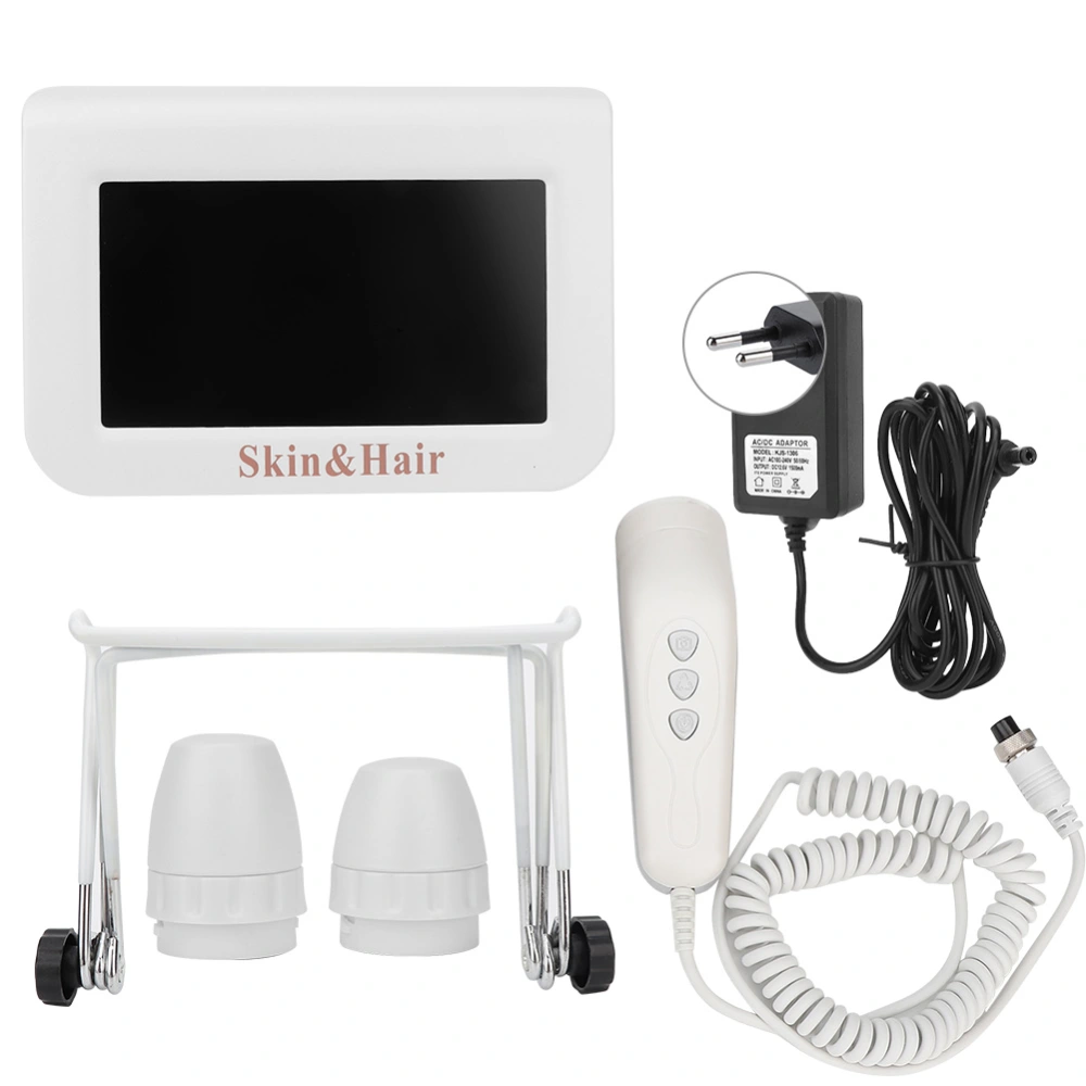 7inch Charging Type Scalp Hair Follicle Skin Hair Detector Analyser Machine 100-240VEU Plug