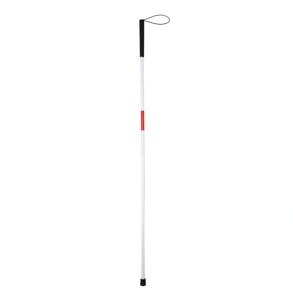 Folding Foldable Reflective Cane Crutch Portable Anti Shock Guide Walking Stick Blind People