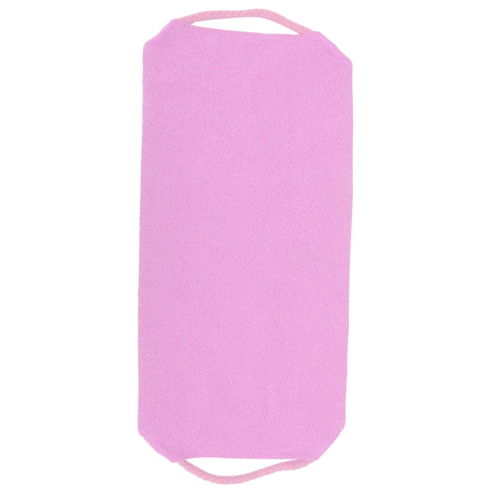 Exfoliating Rubbing Washcloth Elastic Shower Body Scrub Cleaning Massage Bath Towel StrapPink