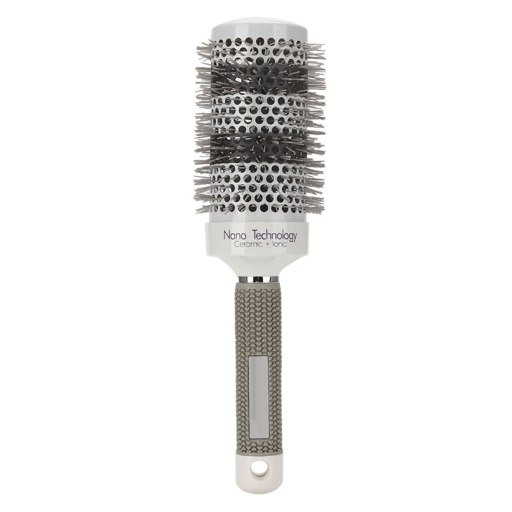 Practical Nylon Scalp Massage Comb Detangle Curly Hair Styling Comb Hairdressing Tool Gray53#