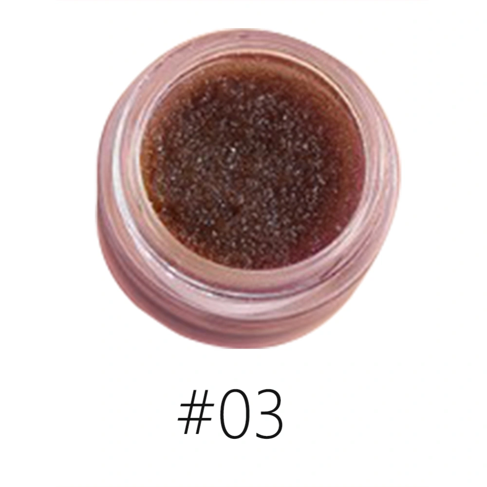 15g Lip Scrub Moisturizing Exfoliating Fade Fine Lines Scrub Cream Lip Skin Care03# Brown Sugar Color