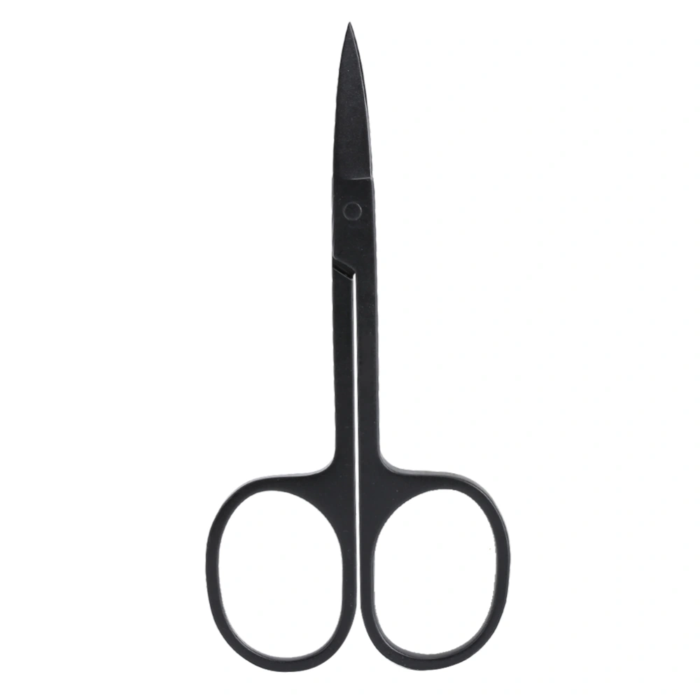 Black Stainless Steel Scissor Eyebrows Nose Hair Beard Scissor Beauty ToolEyebrows Scissor (Pointed Head)