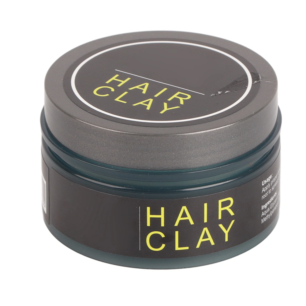 100g White Vintage Matte Hair Clay Long Lasting Hair Styling Modeling Gel Mud for Men100g