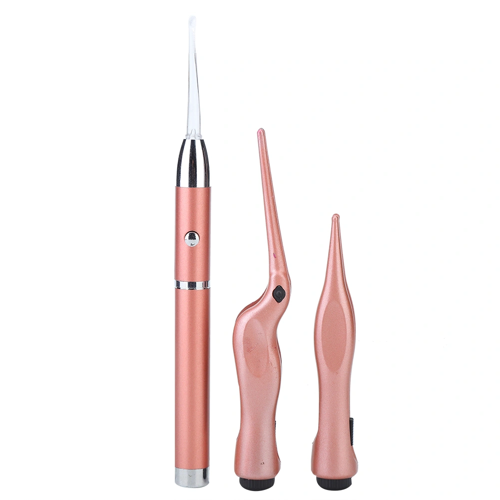 3pcs Professional Children Luminous Earpick Earwax Remover Tweezers Booger Clip Set