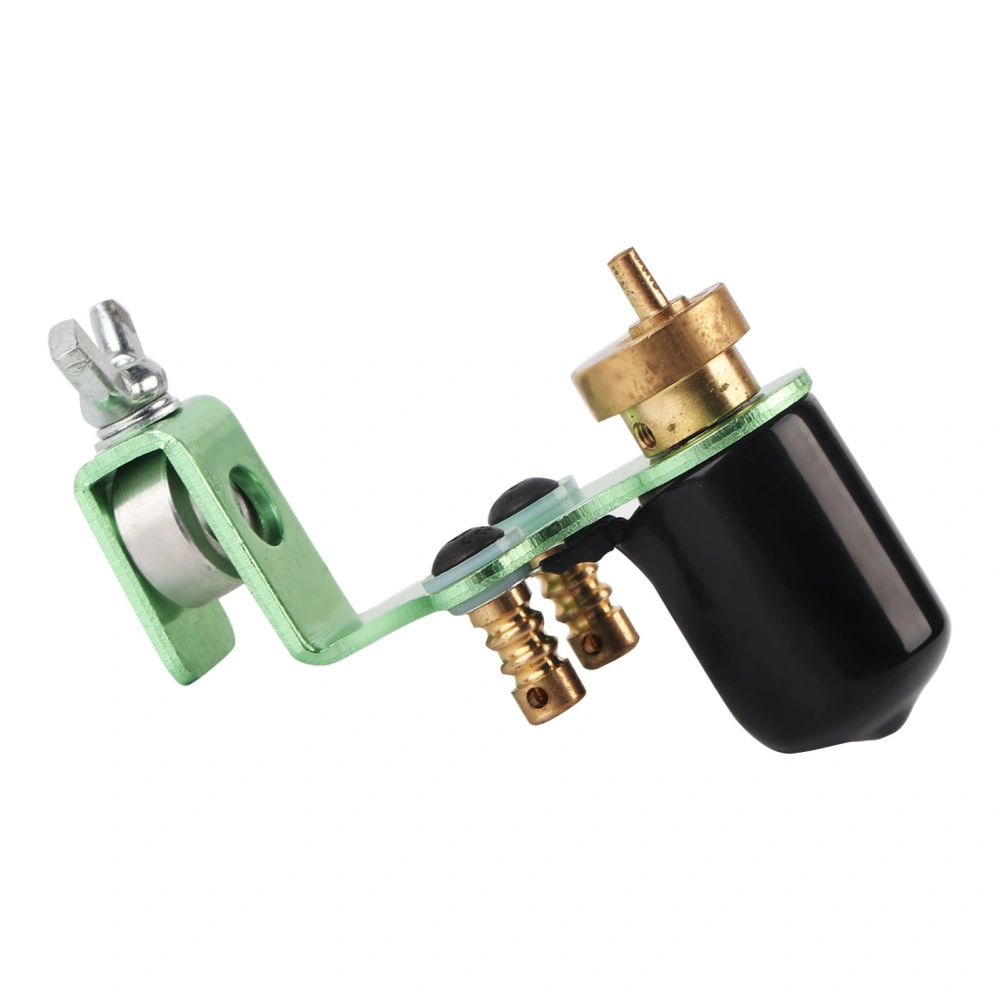 Alloy Rotary Tattoo Machine Liner Shader Strong Motor Gun Coloring Permanent Makeup ToolGreen